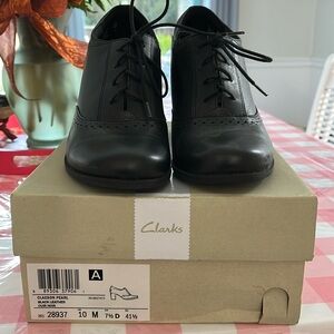 Clark’s Heeled Oxfords